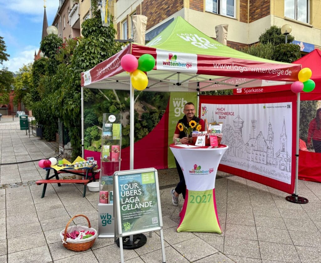 Die Landesgartenschau Wittenberge am Samstag auf dem Stadt- und Hafenfest 2025