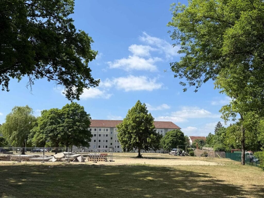 Das künftige Modellquartier am Külzberg in Wittenberge wird im Rahmen der Landesgartenschau 2027 mordernisiert.