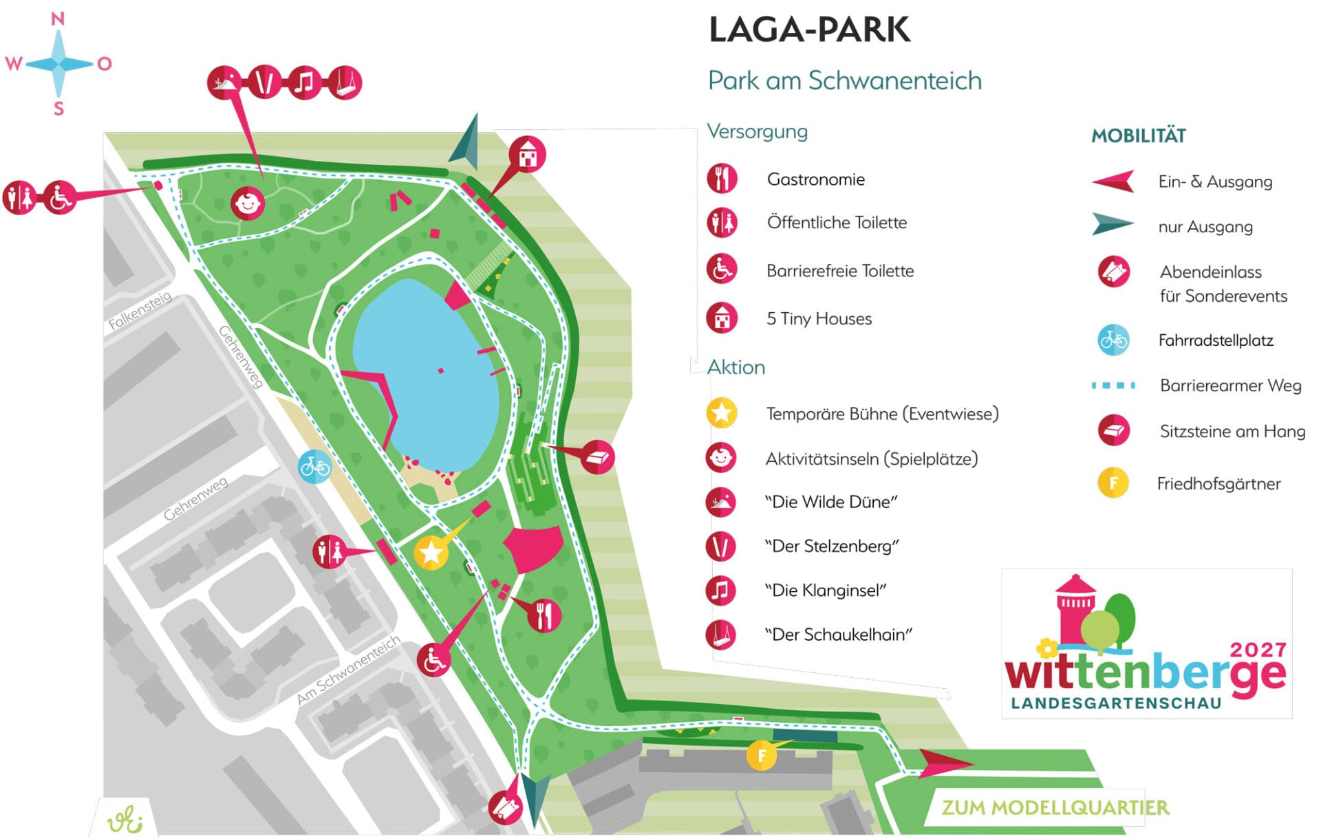 Lageplan Am Schwanenteich