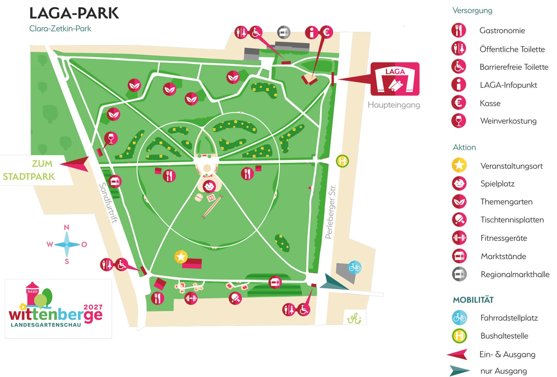 Lageplan Clara-Zetkin-Park