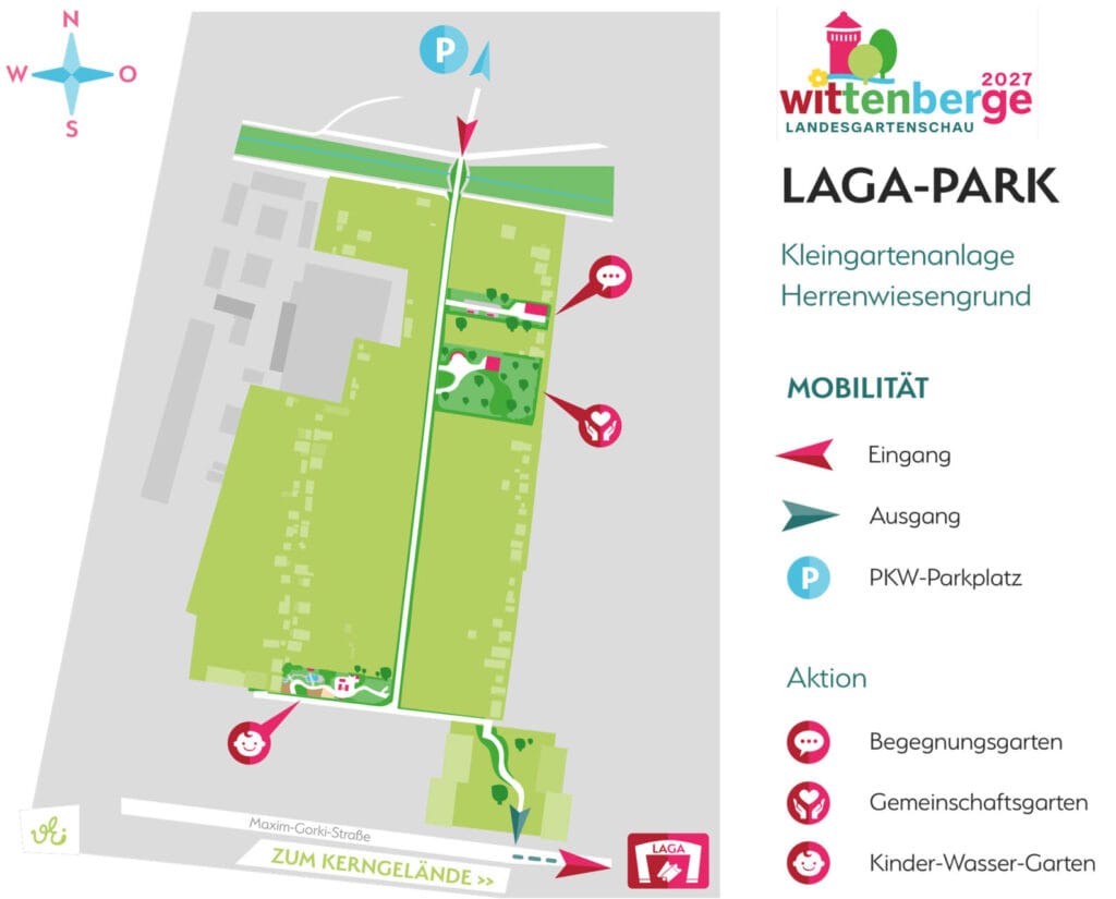 Lageplan Kleingartenanlage