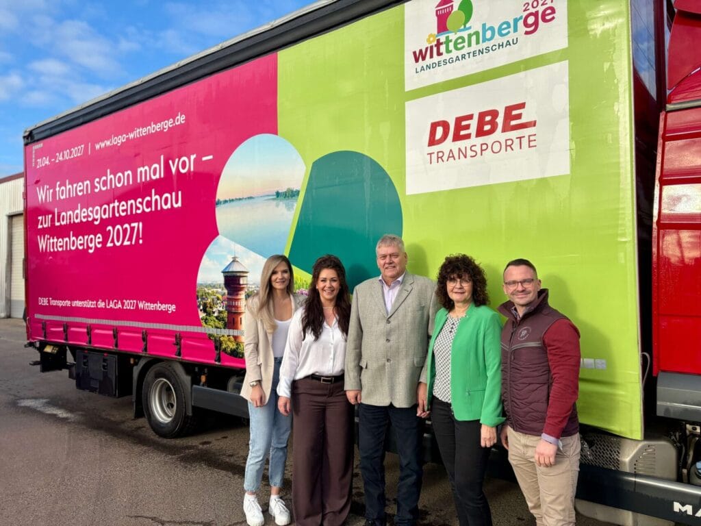 Neuer Partner der Landesgartenschau Wittenberge: DEBE Transporte