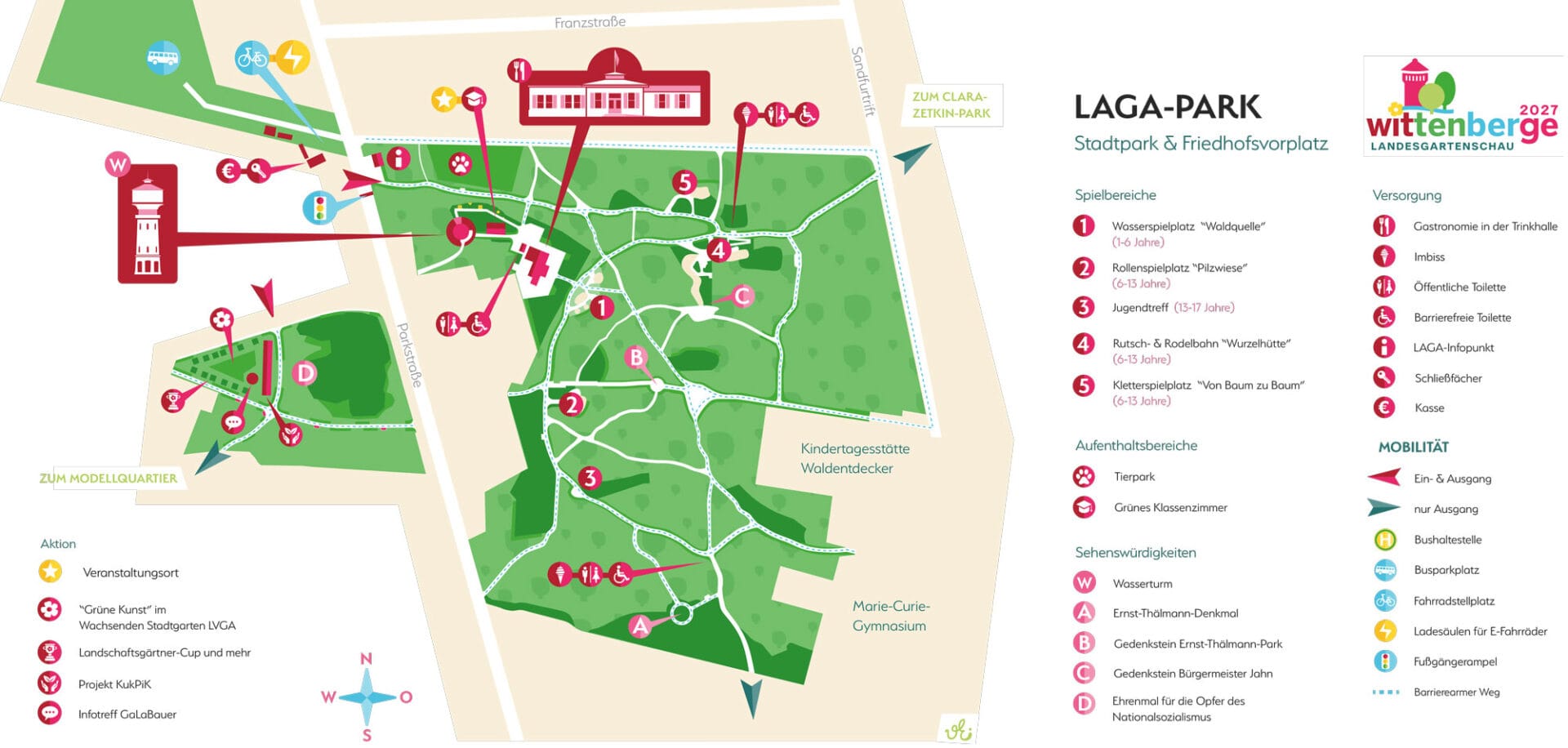 Lageplan Stadtpark