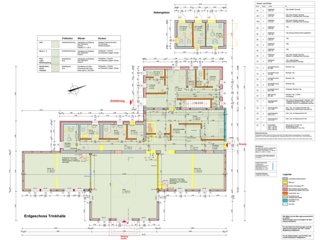 Plan / Modellzeichnung Trinkhalle