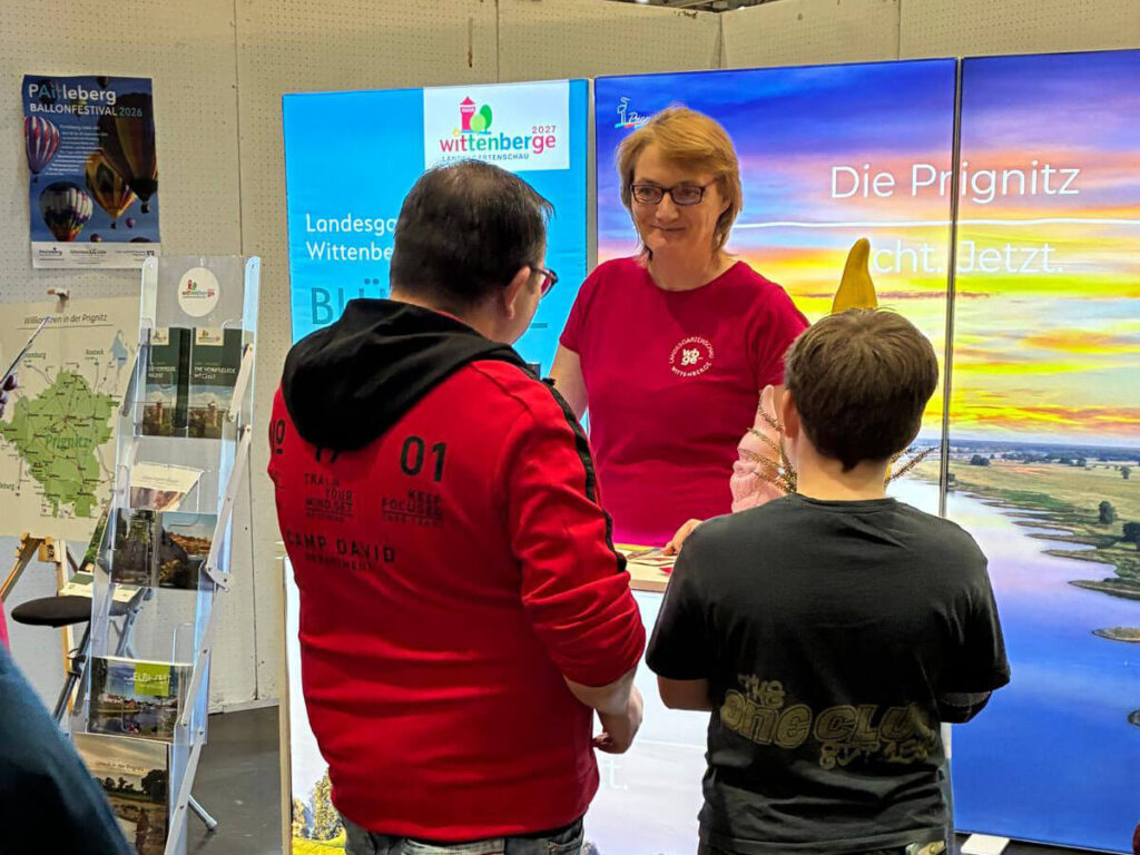 Die Landesgartenschau Wittenberge auf der abf Messe in Hannover