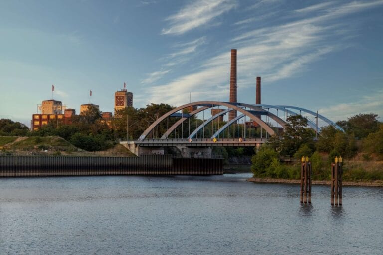 Der Veritas Park in Wittenberge