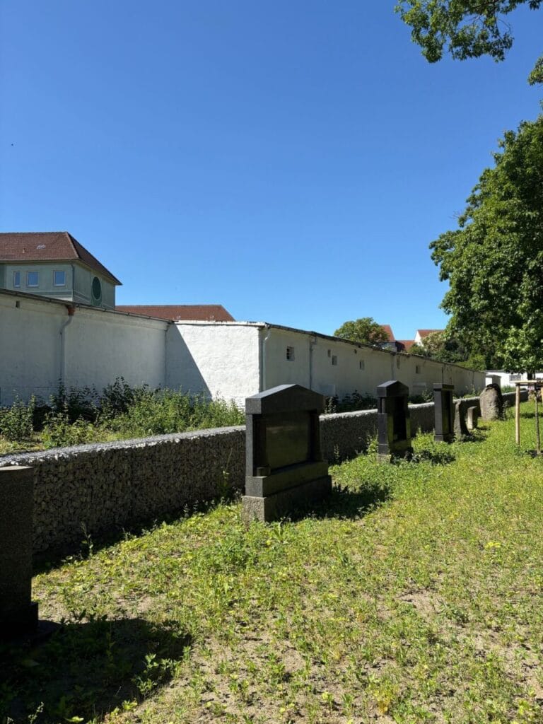 Ehrenamt bei der Landesgartenschau Wittenberge: Streichaktion am Modellblock