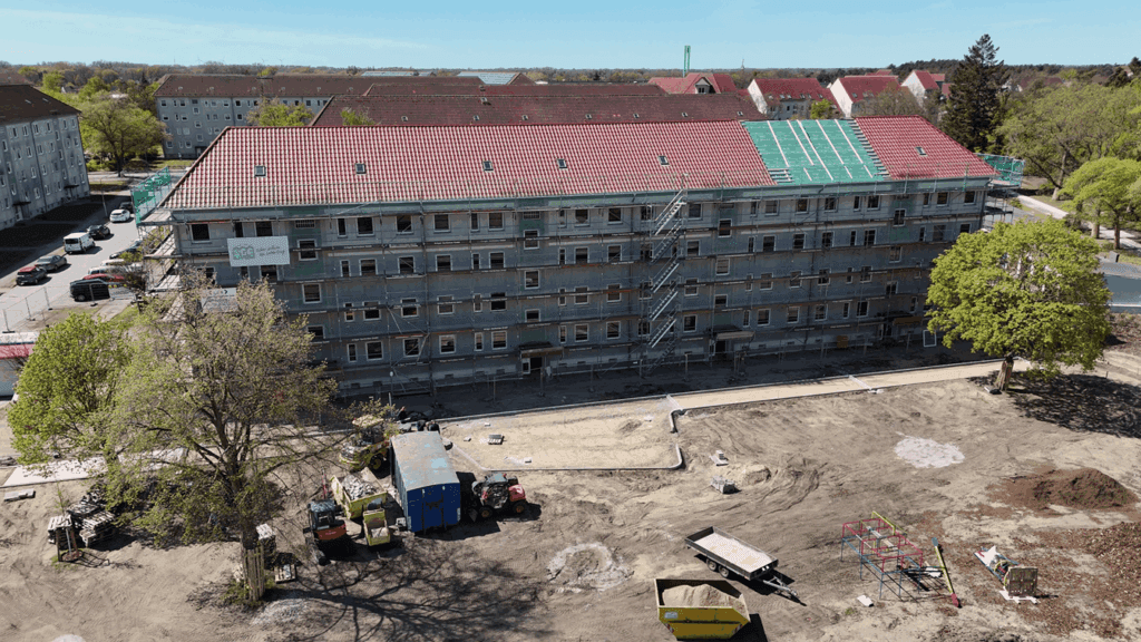 Der Modellblock in Wittenberge für die Landesgartenschau Wittenberge 2027