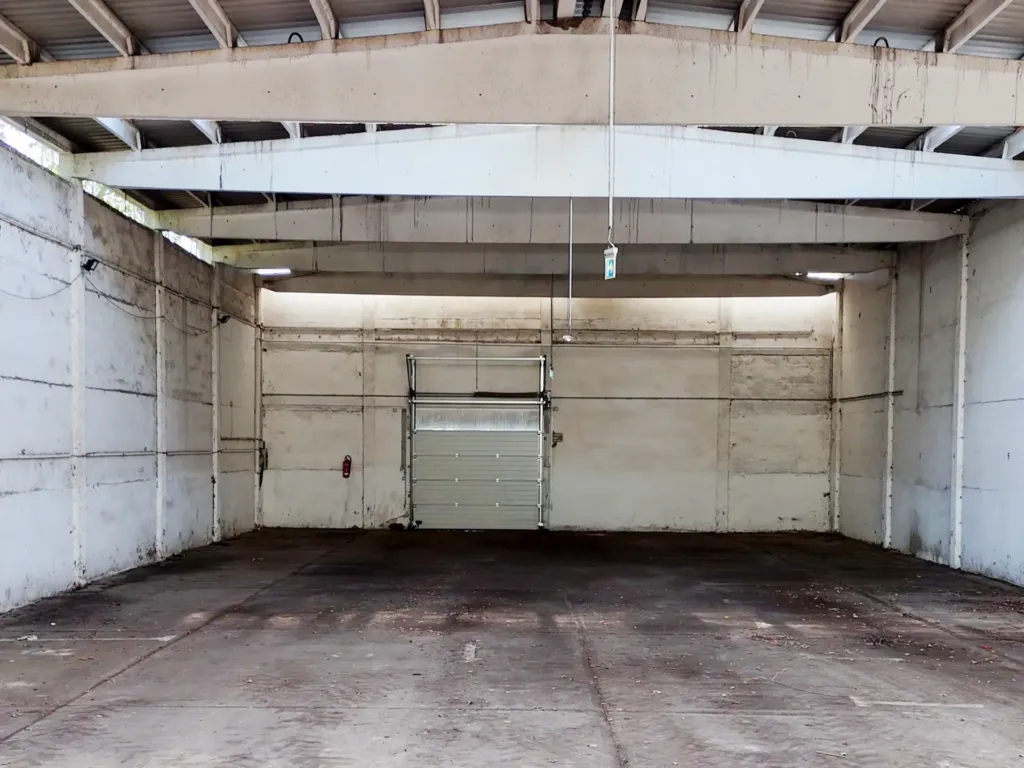 Innenansicht der künftigen Blumenhalle der LAGA Wittenberge